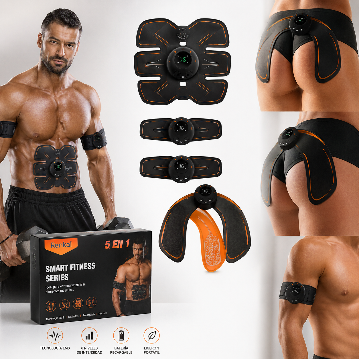 Smart Fitness Series 5 En 1 Electroestimulación Corporal