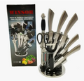 Set de Cuchillos Profesionales – Acero Inoxidable Negro